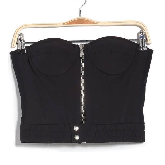 RtA•Vicki Black Zip Down Bustier/Corset Top•NWT - Picture 7 of 13